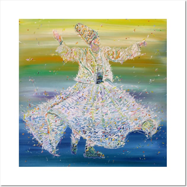 SUFI WHIRLING - 2015 JANUARY 27 Wall Art by lautir